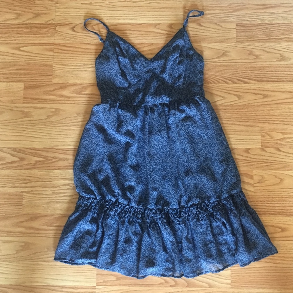 Ditsy Floral Blue Dress - Hollister